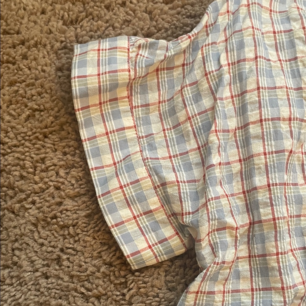 Madewell Short-Sleeve Plaid Button-Down Shirt - Picture 3 of 4
